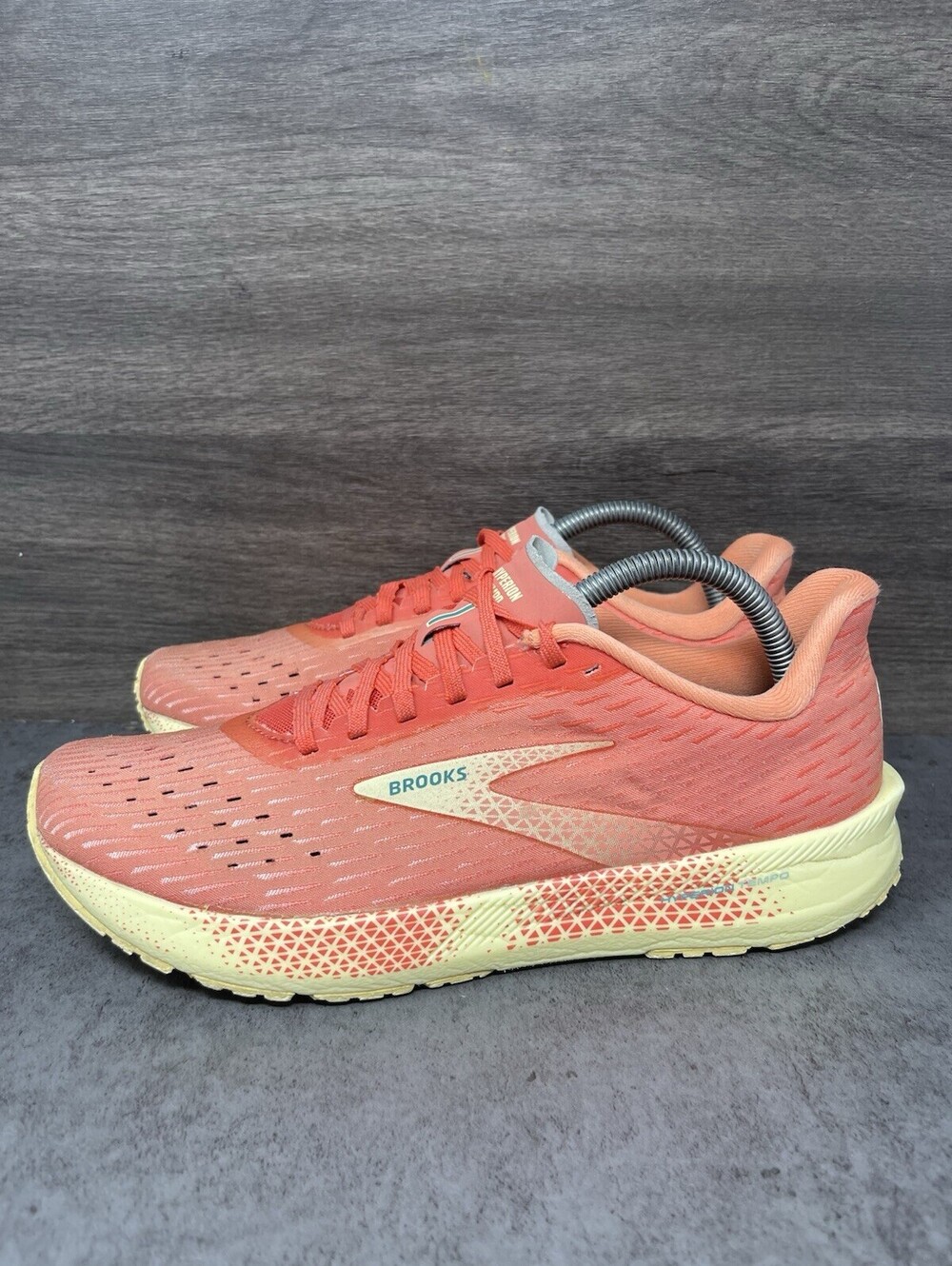 Brooks Hyperion Tempo Size 9.5 Womens Coral Orange DNA FLASH Running Shoes